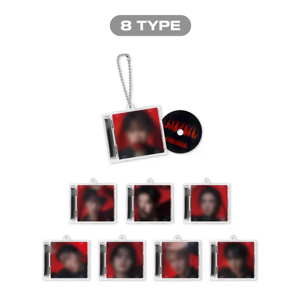 ATEEZ - IN YOUR FANTASY MINI CD ACRYLIC KEYRING