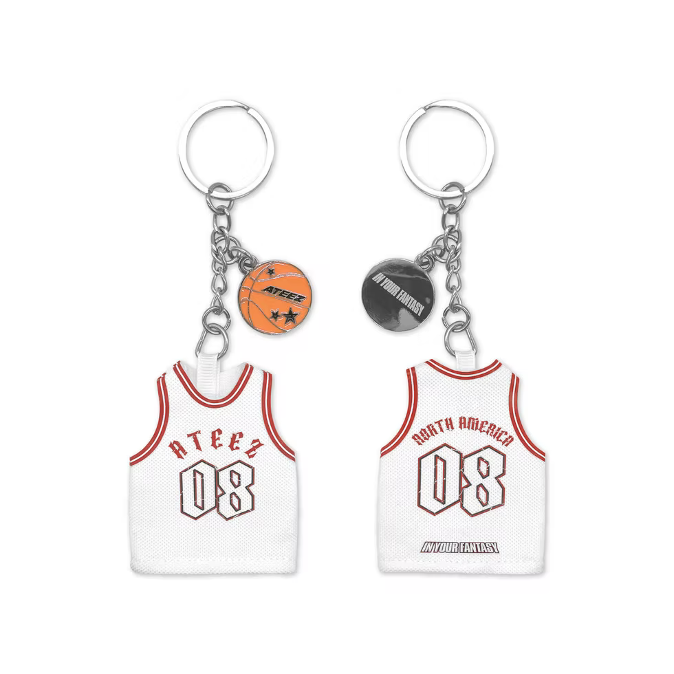 ATEEZ - IN YOUR FANTASY BASKETBALL UNIFORM KEYRING