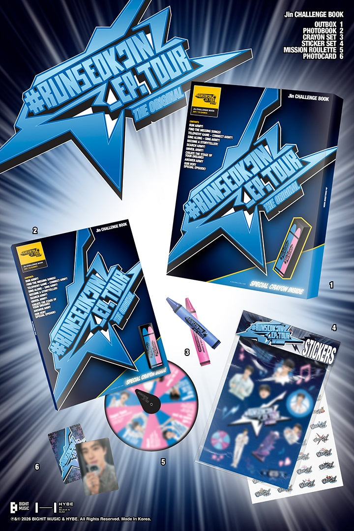 [PRE-ORDER] JIN - CHALLENGE BOOK