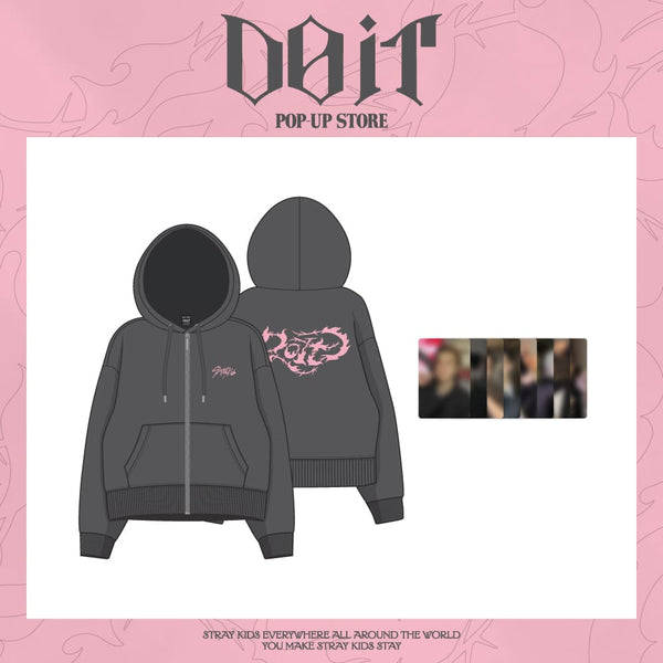 straykids DOIT一直娱yizhiyuポップアップ購入トレカ８枚セット STRAY KIDS - DO IT ZIP-UP HOODIE – Kpop Nara