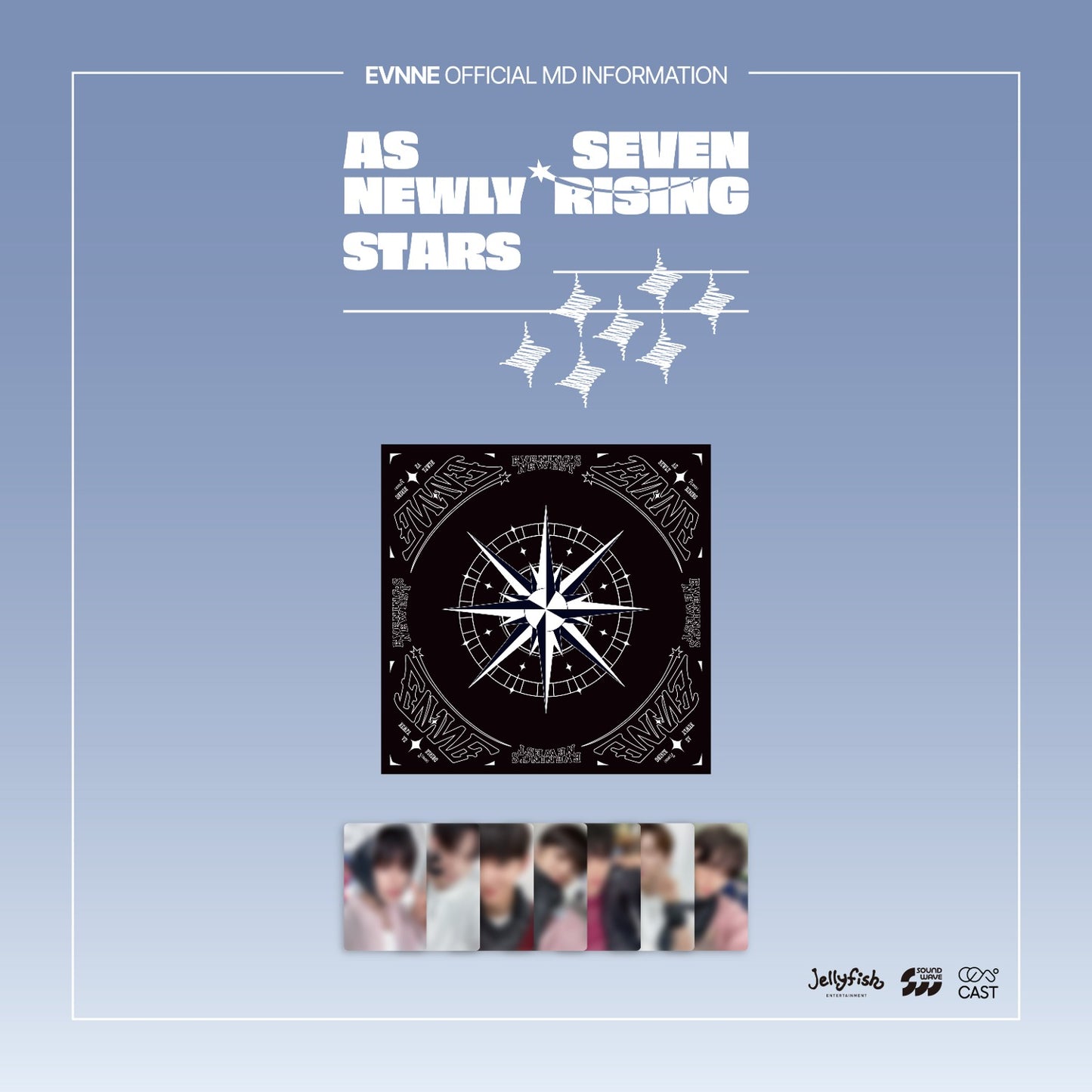 EVNNE - AS SEVEN NEWLY RISING STARS BANDANA