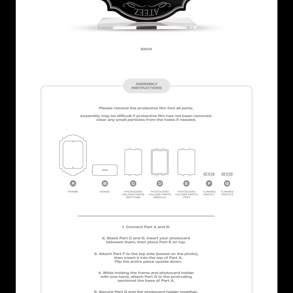 ATEEZ - IN YOUR FANTASY ACRYLIC TURNING STAND