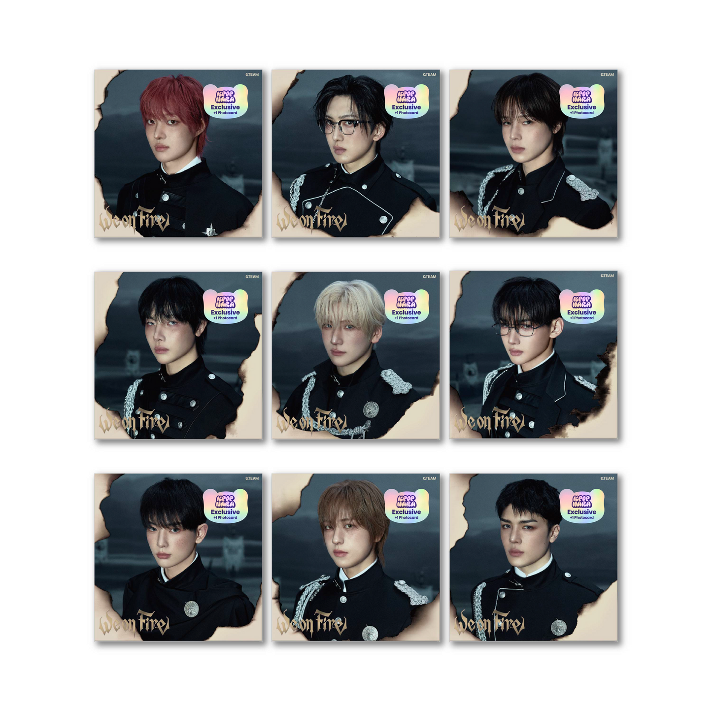 [PRE-ORDER] &TEAM - 3rd EP 'We on Fire' (Solo ver.) (Kpop Nara Exclusive - Solo ver.)