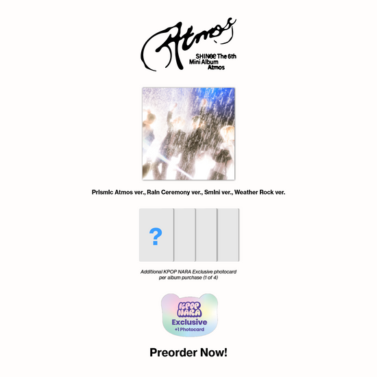 [PRE ORDER] SHINEE - [ATMOS]  (RaIn Ceremony Ver.) main image 1