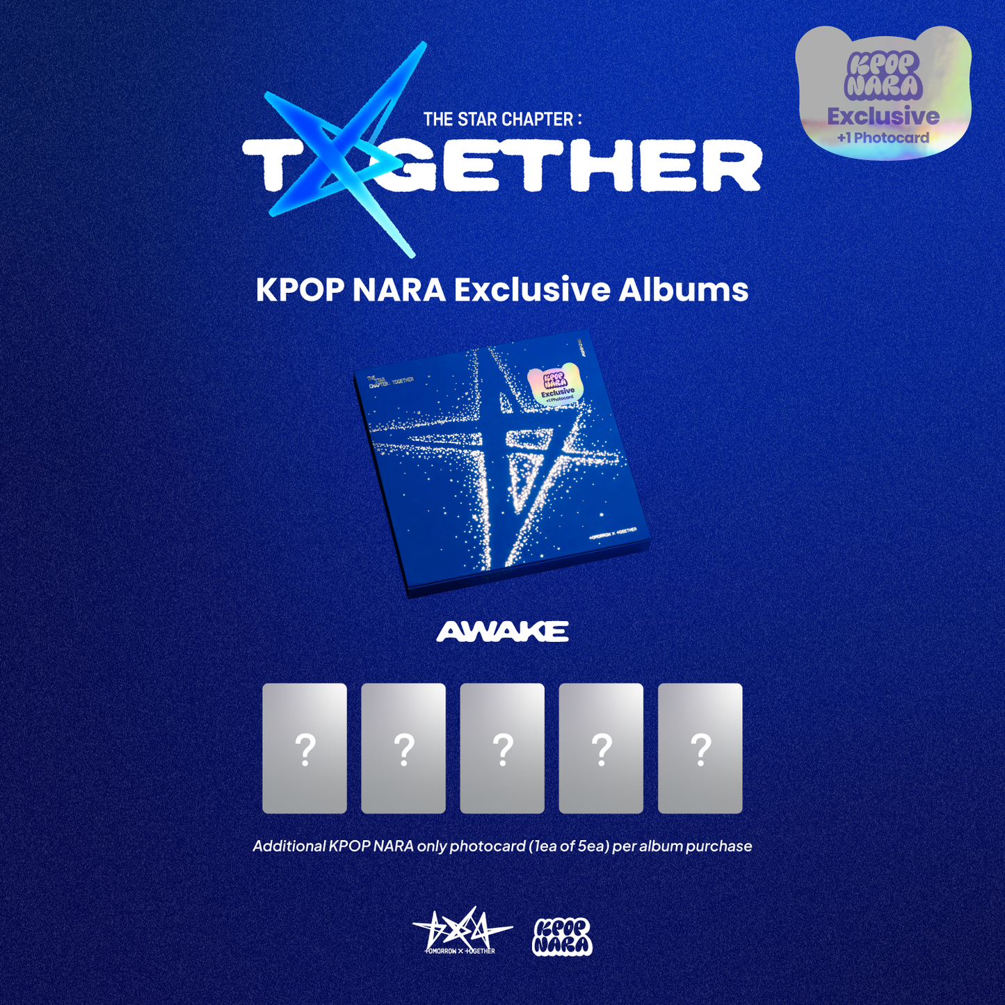 [PRE-ORDER] TOMORROW X TOGETHER - THE STAR CHAPTER : TOGETHER [KPOP NARA EXCLUSIVE]