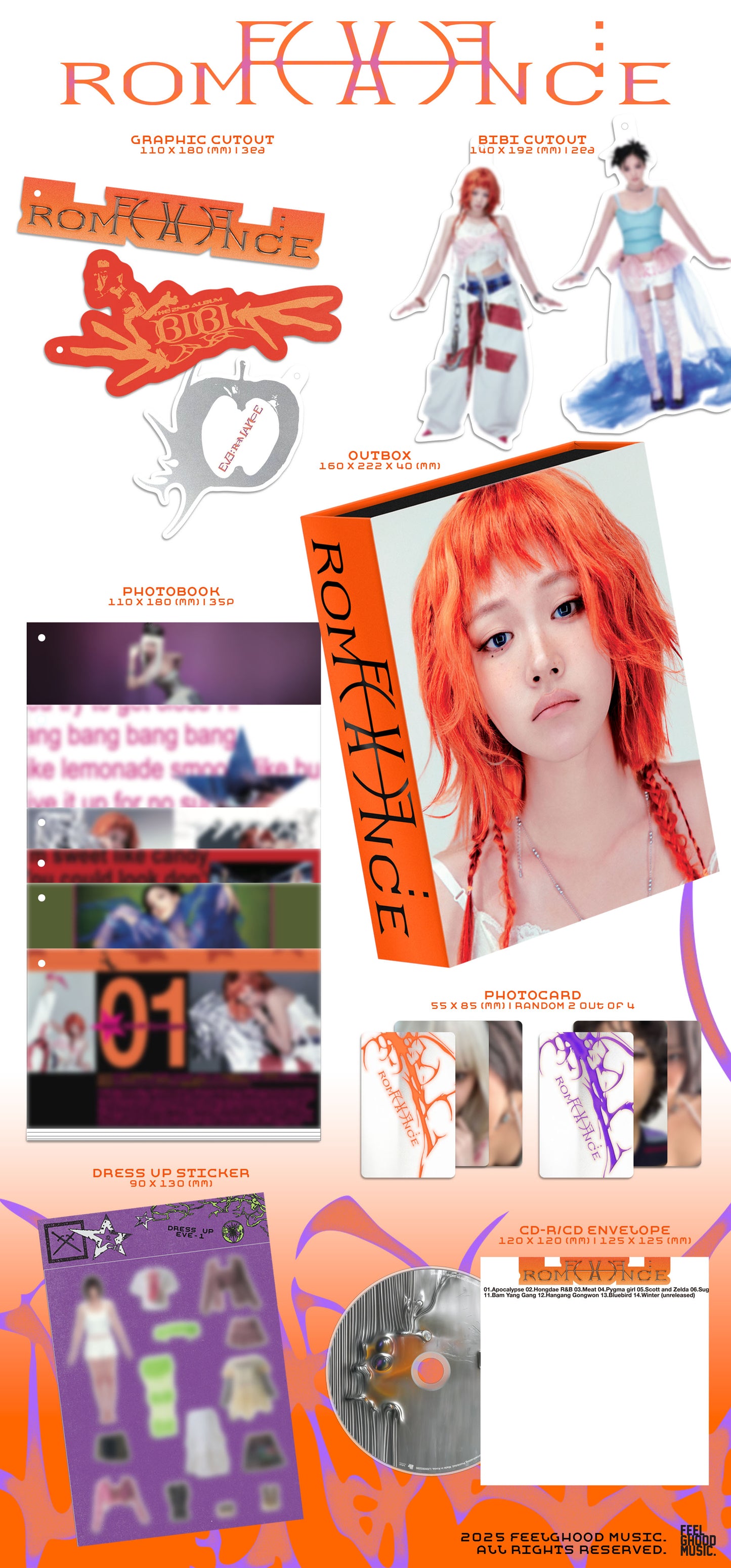 [PRE-ORDER] BIBI - EVE : ROMANCE (2ND ALBUM) [KPOP NARA EXCLUSIVE] [US]