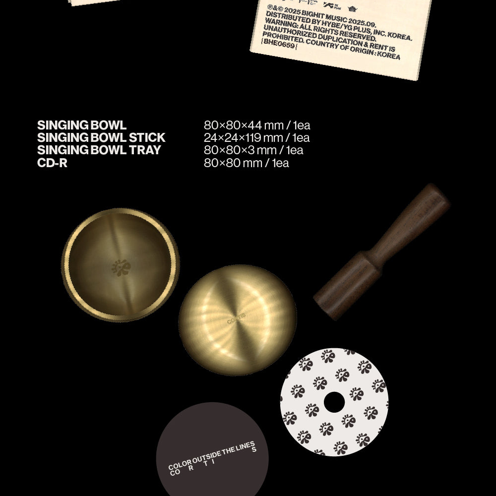 [PRE-ORDER] CORTIS - COLOR OUTSIDE THE LINES [SINGING BOWL VER.]