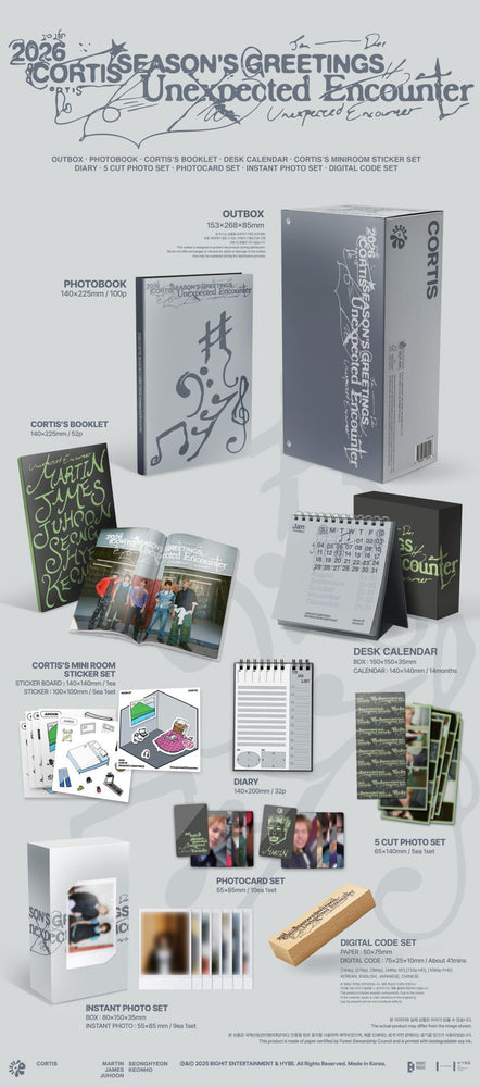 
                      
                        [PRE-ORDER] CORTIS - 2026 SEASON'S GREETINGS
                      
                    