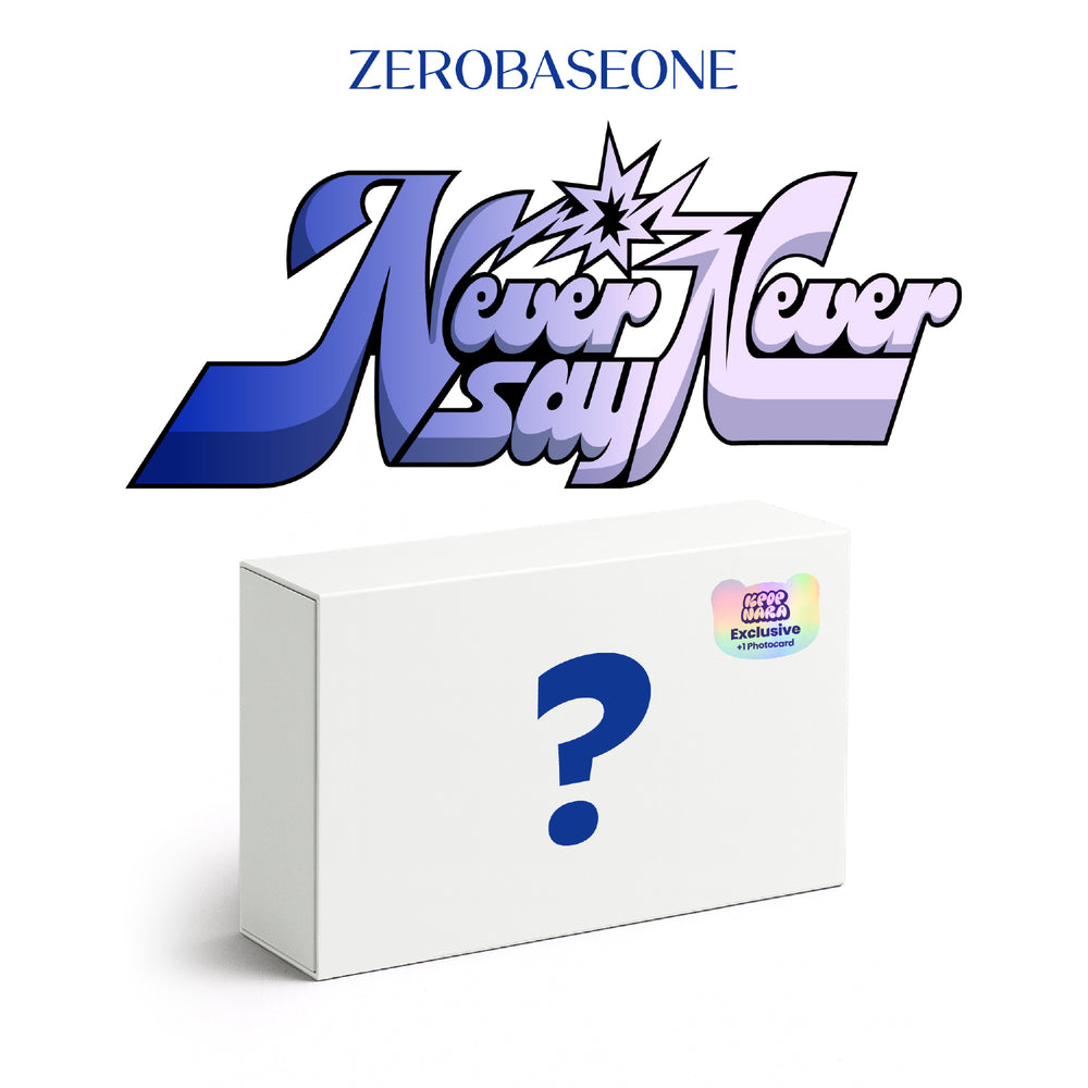 [PRE-ORDER] ZEROBASEONE - NEVER SAY NEVER (ICON VER.) [KPOP NARA EXCLUSIVE]
