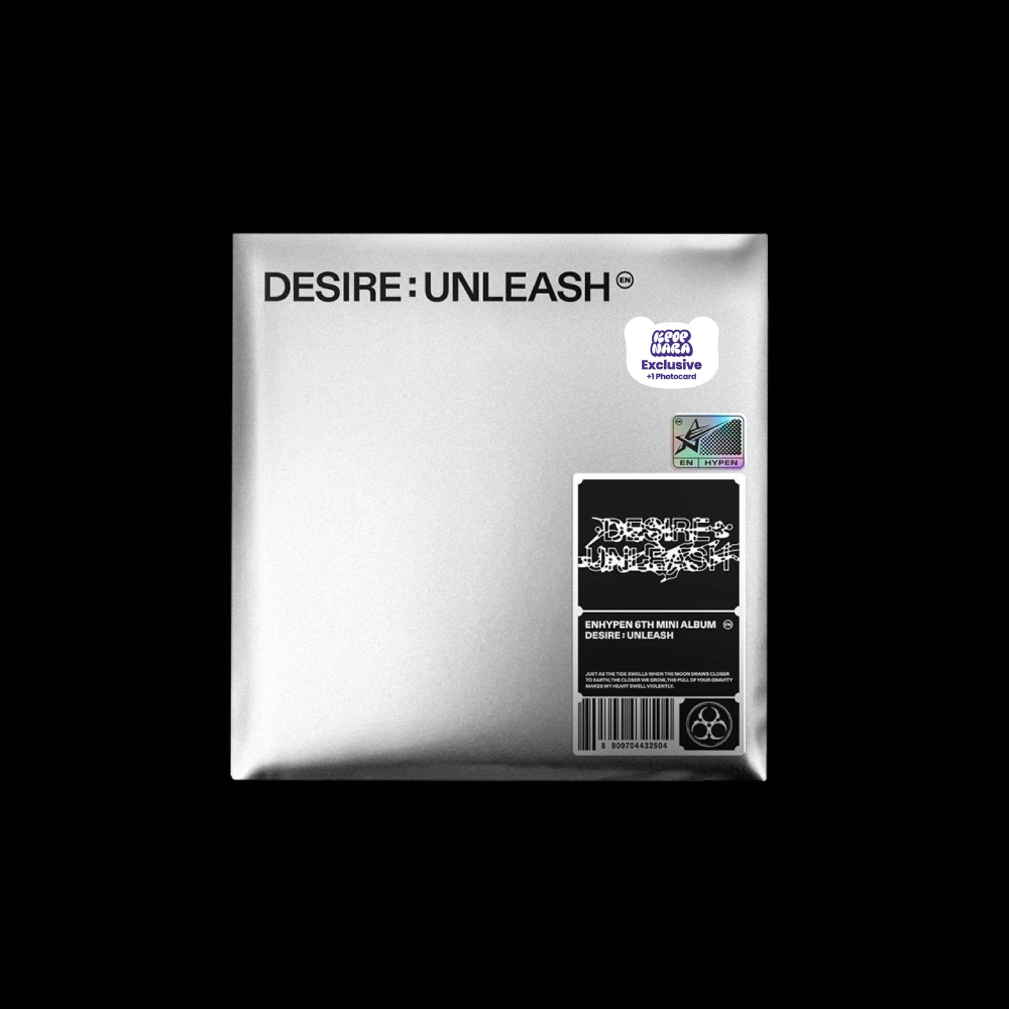 ENHYPEN DESIRE UNLEASH KPOP NARA EXCLUSIVE ENGENE ALBUM ONLY
