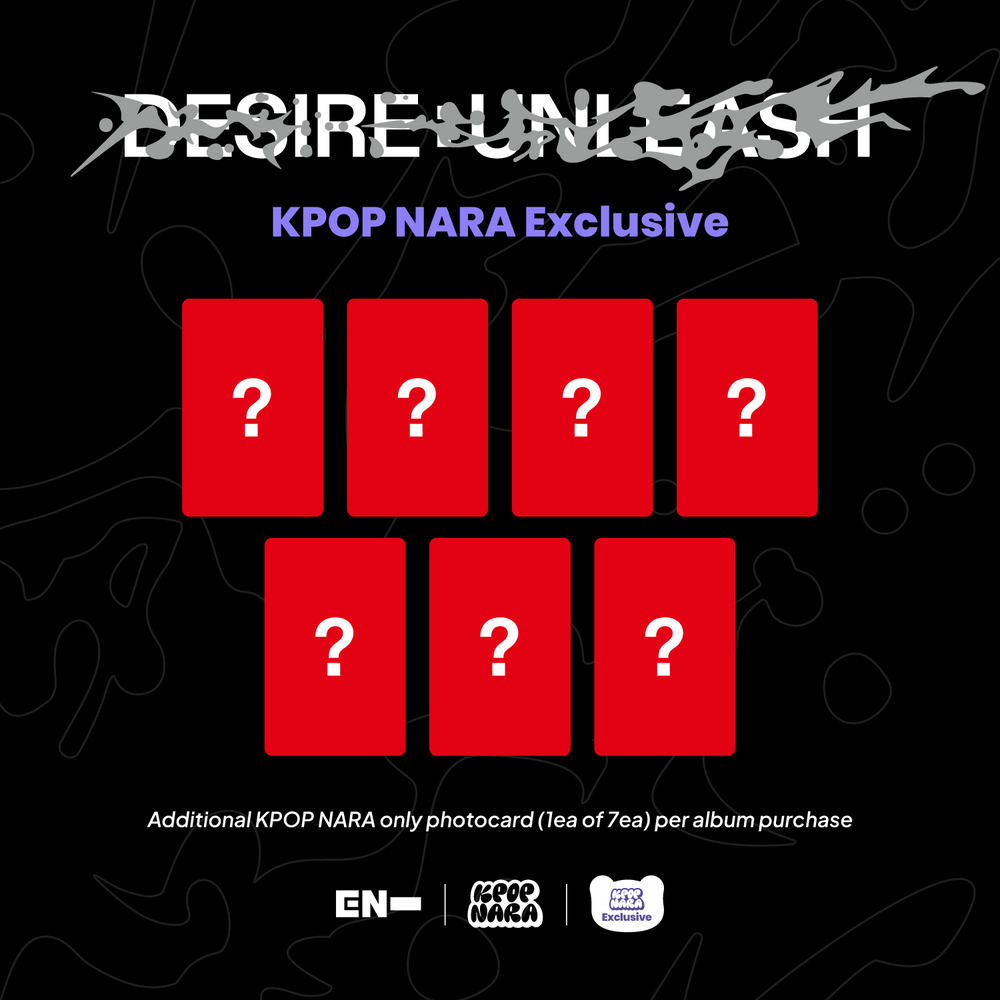 
                      
                        ENHYPEN DESIRE UNLEASH KPOP NARA EXCLUSIVE ENGENE PHOTOCARD
                      
                    