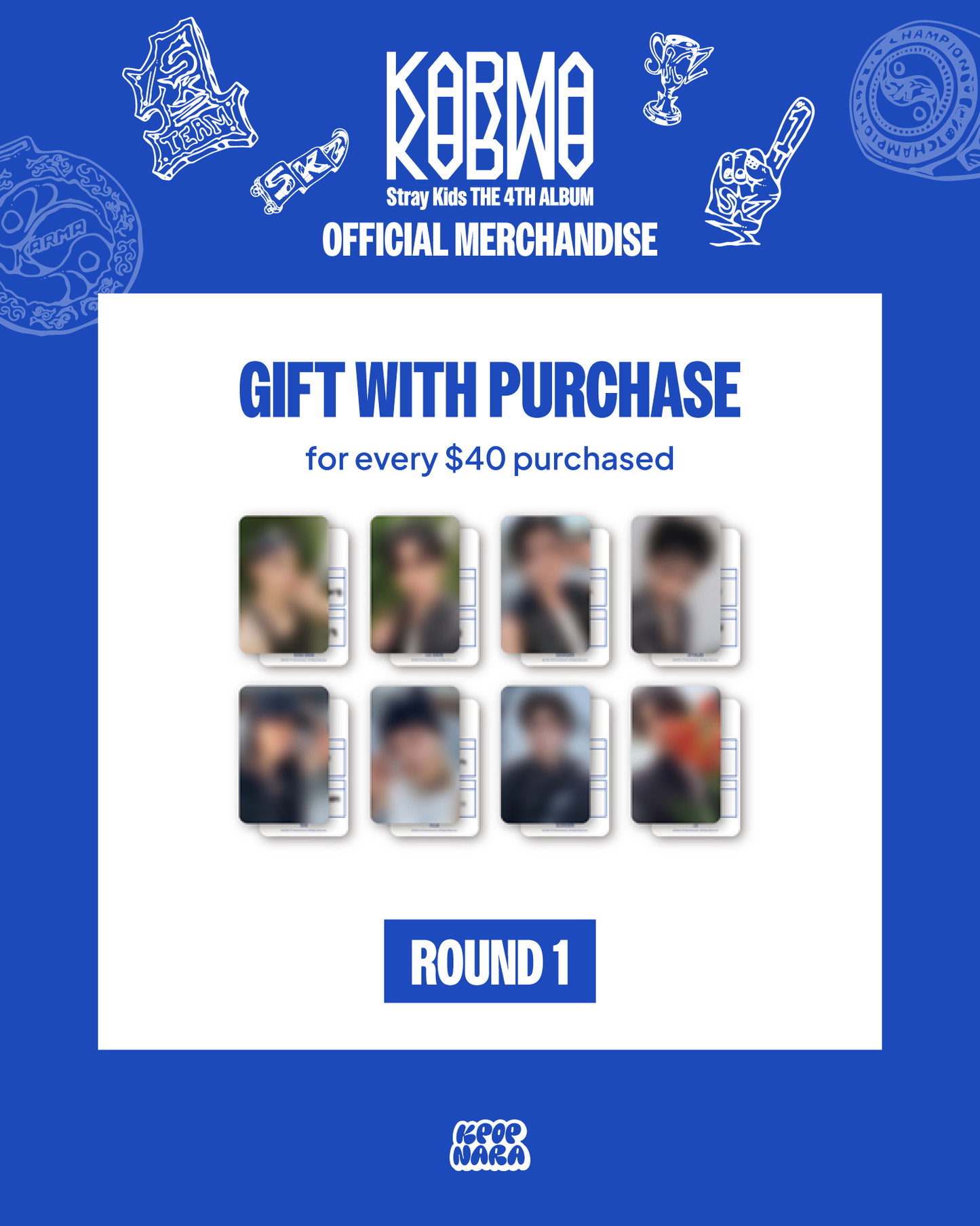 [ROUND 1 PRE-ORDER] STRAY KIDS - KARMA SKZOO NAME TAG (KARMA VER.)