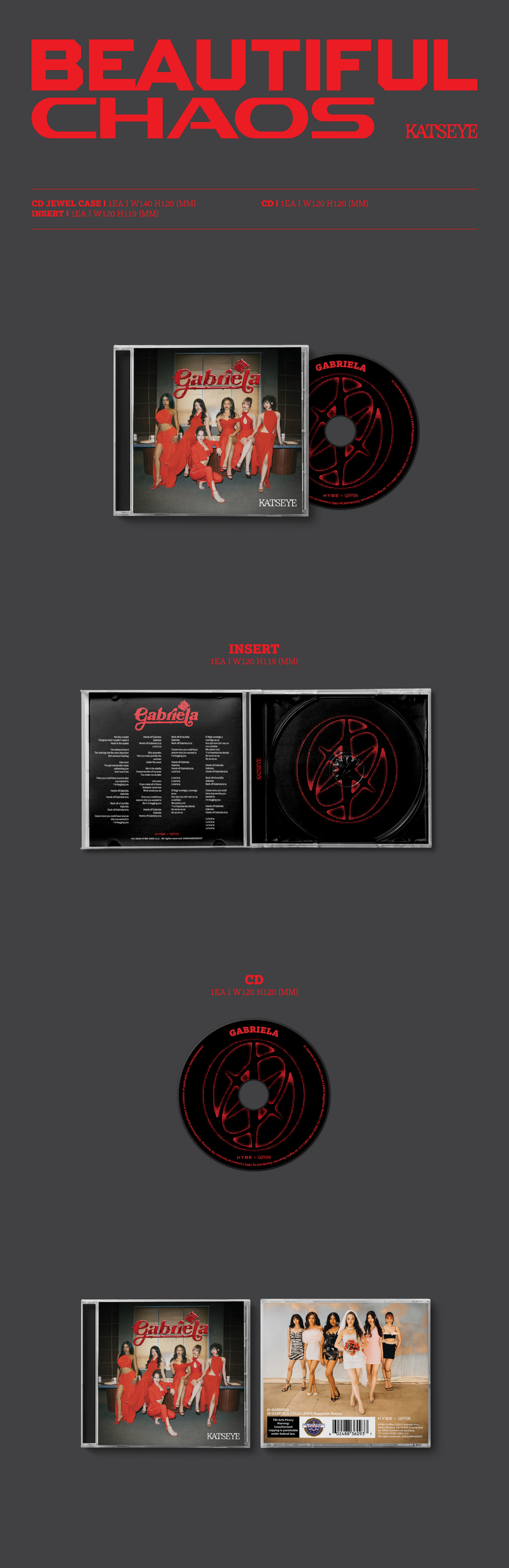 [PRE-ORDER] KATSEYE - GABRIELA [CD]