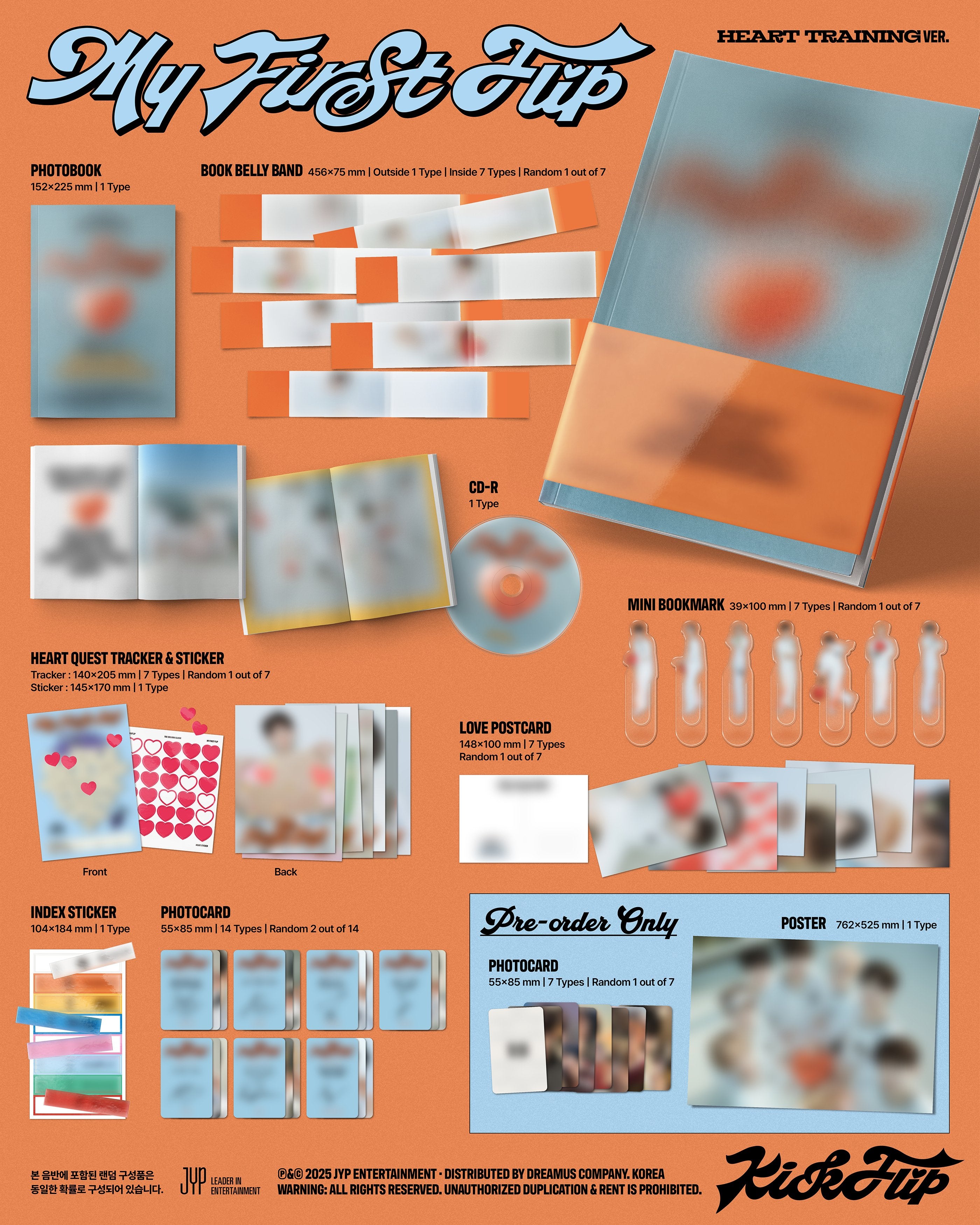 PRE-ORDER] KICKFLIP - MY FIRST FLIP (3RD MINI ALBUM