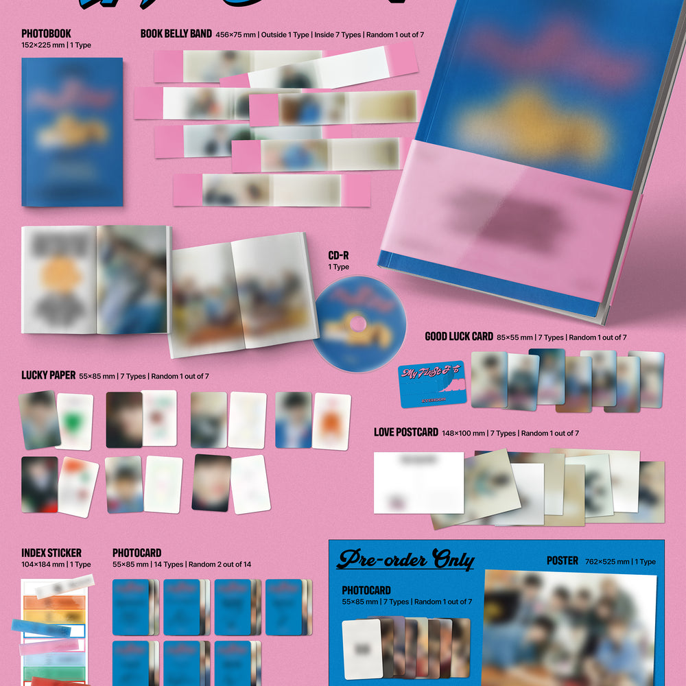 
                      
                        [PRE-ORDER] KICKFLIP - MY FIRST FLIP (3RD MINI ALBUM) [MAKESTAR EVENT]
                      
                    