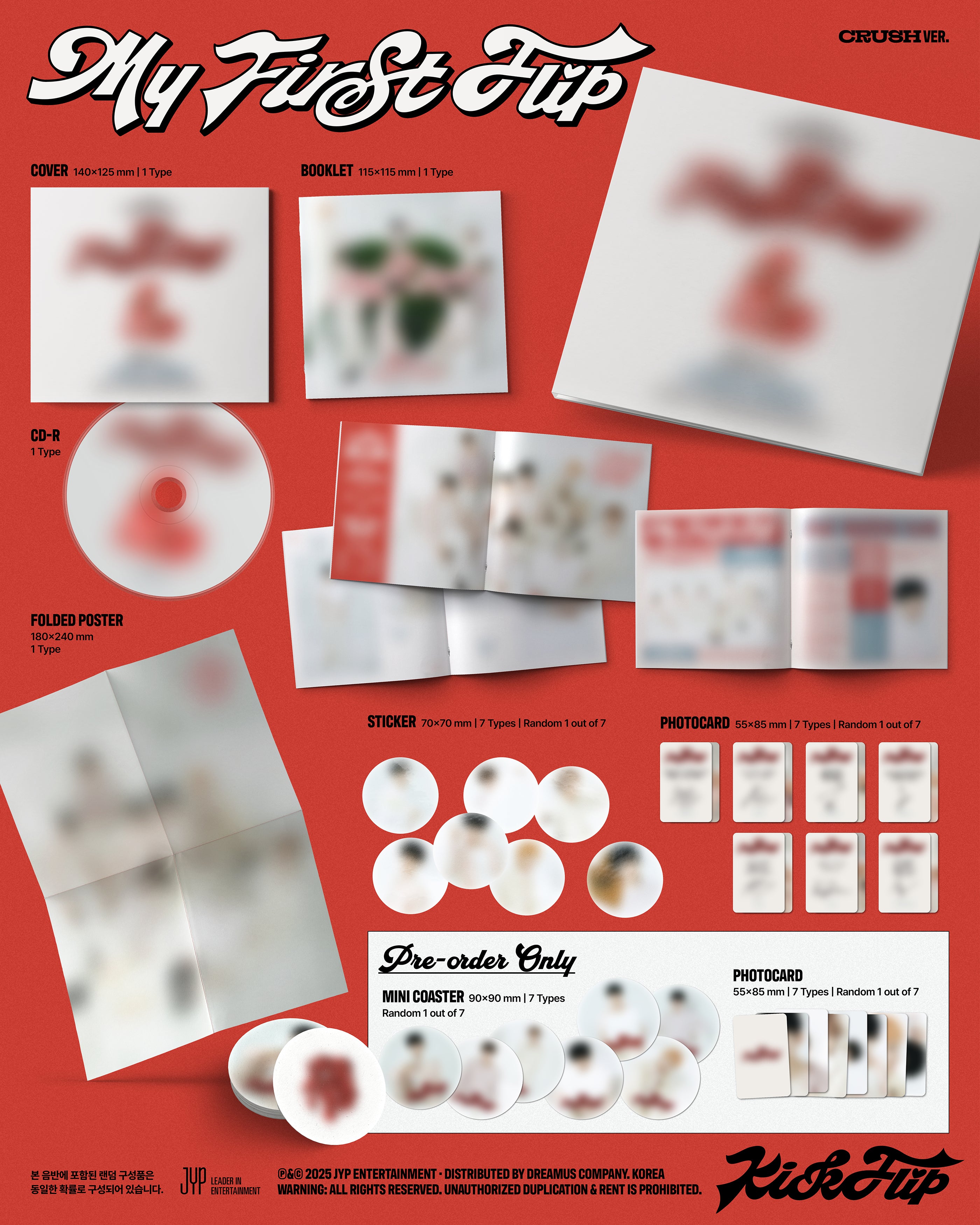 PRE-ORDER] KICKFLIP - MY FIRST FLIP (3RD MINI ALBUM