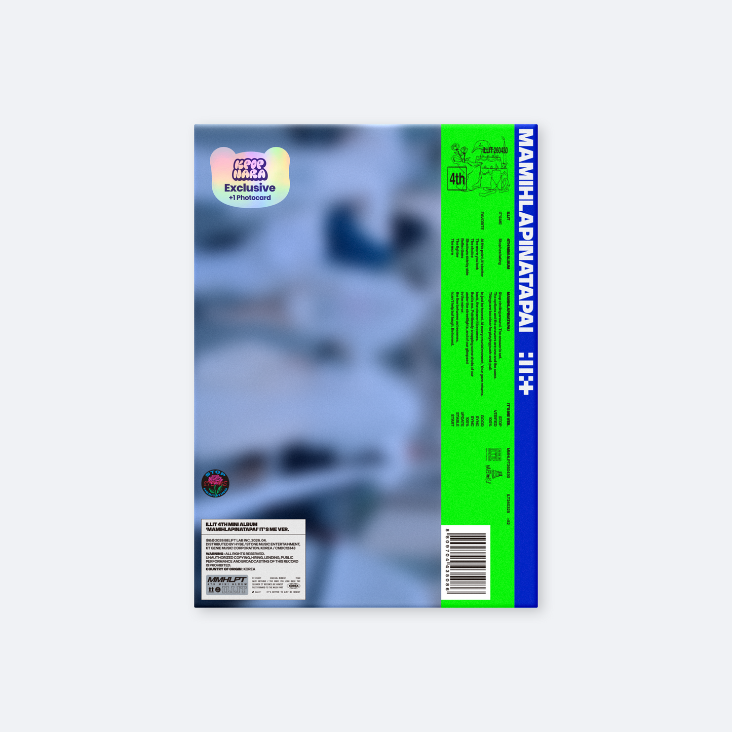 [PRE-ORDER] ILLIT - MAMIHLAPINATAPAI [IT’S ME Ver.] (Kpop Nara Exclusive)