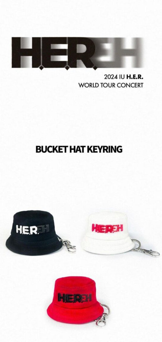 IU - H.E.R. WORLD TOUR BUCKET HAT KEYRING