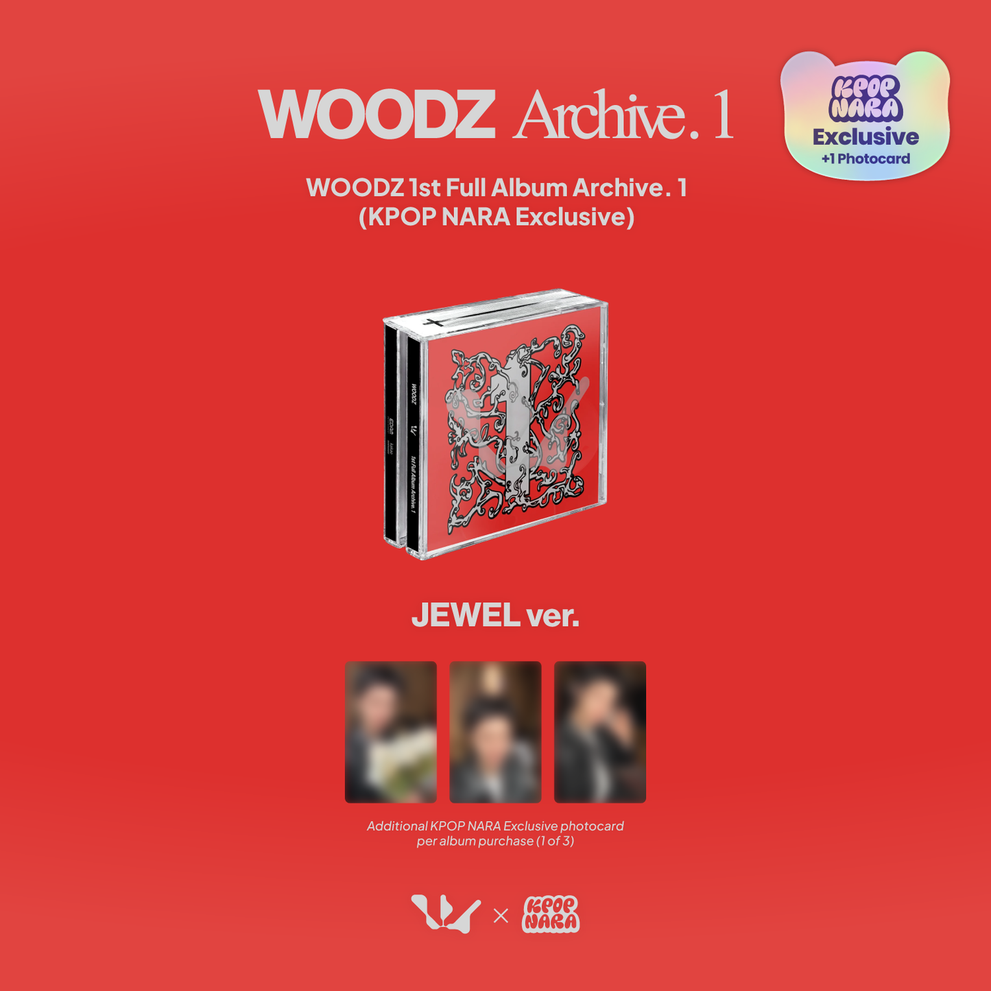 [PRE-ORDER] WOODZ - ARCHIVE. 1 [JEWEL] [KPOP NARA EXCLUSIVE]