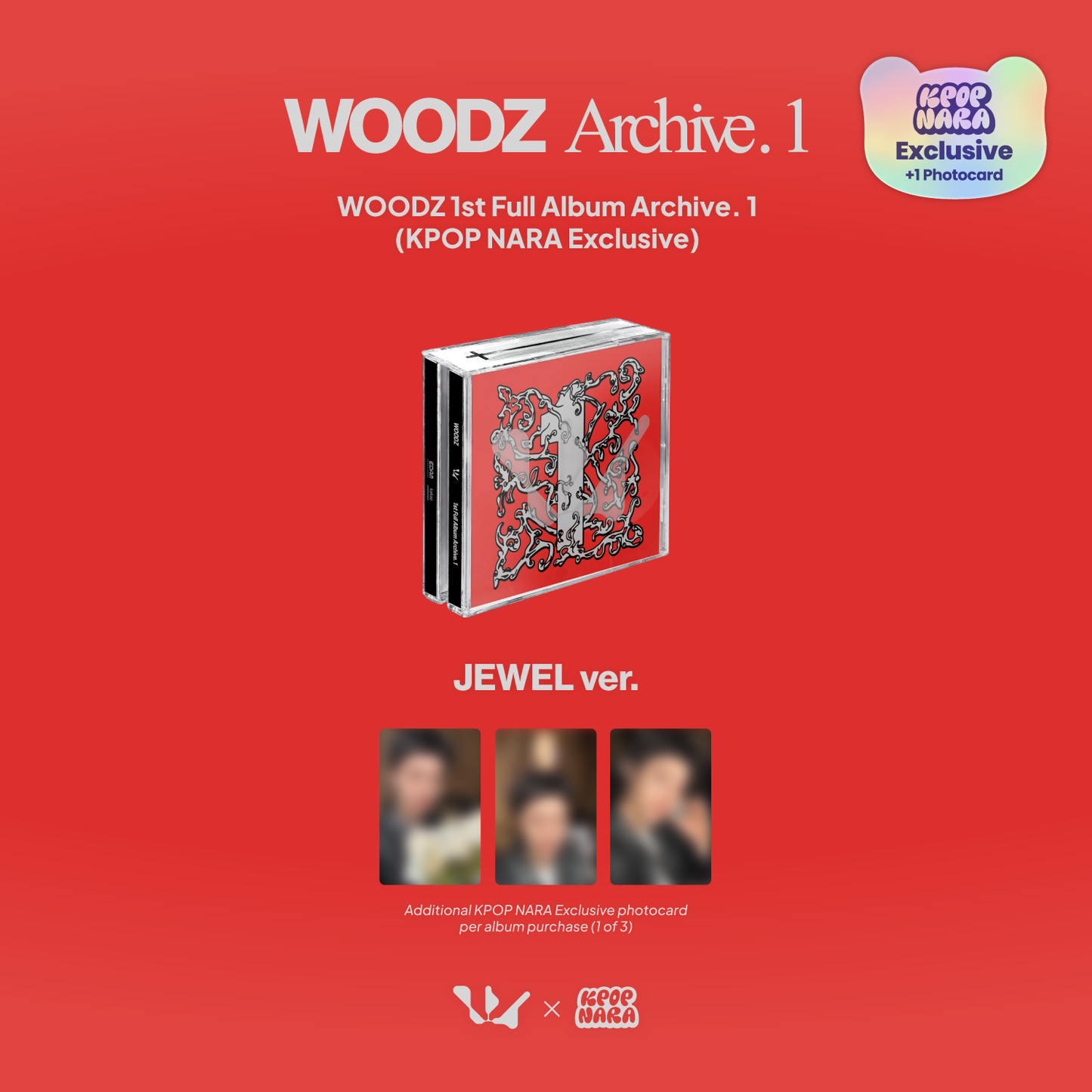 [PRE-ORDER] WOODZ - ARCHIVE. 1 [JEWEL] [KPOP NARA EXCLUSIVE]