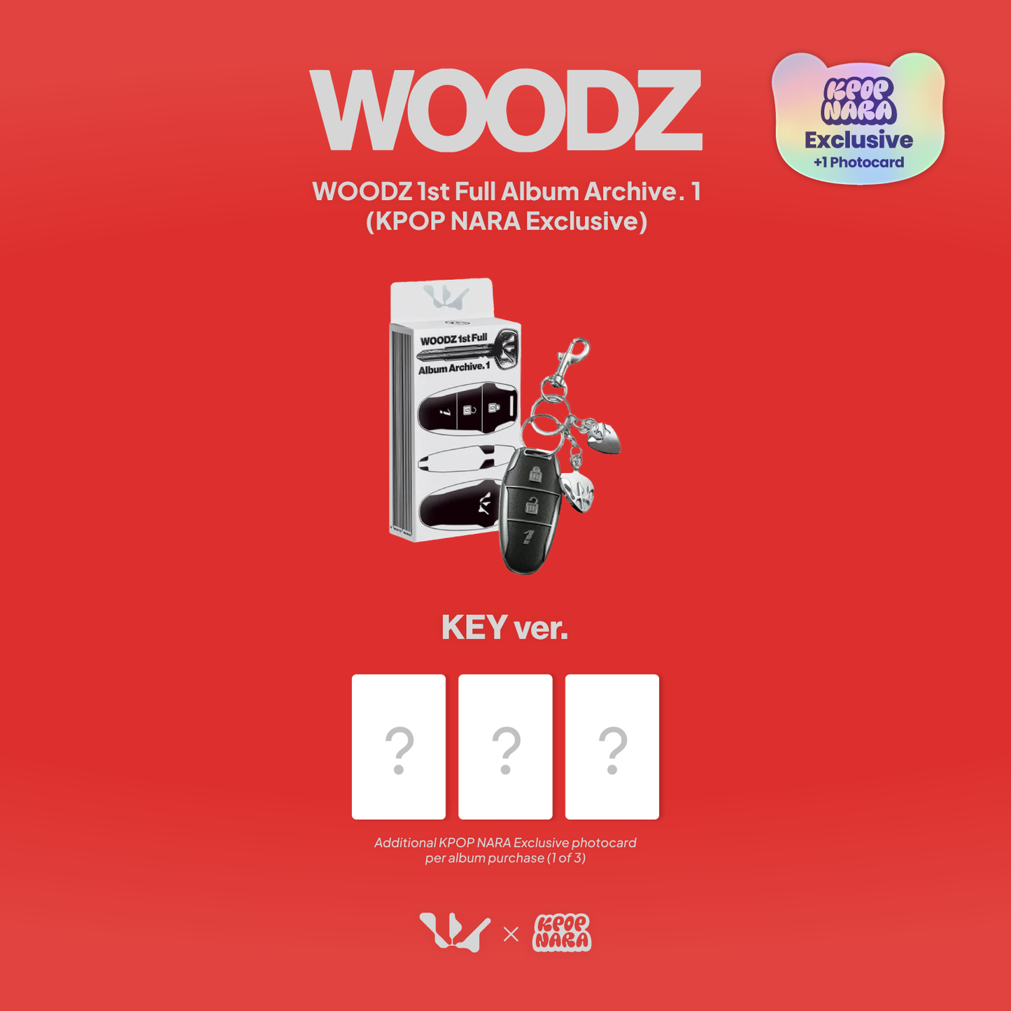 [PRE-ORDER] WOODZ - ARCHIVE. 1 [KEY] [KPOP NARA EXCLUSIVE]