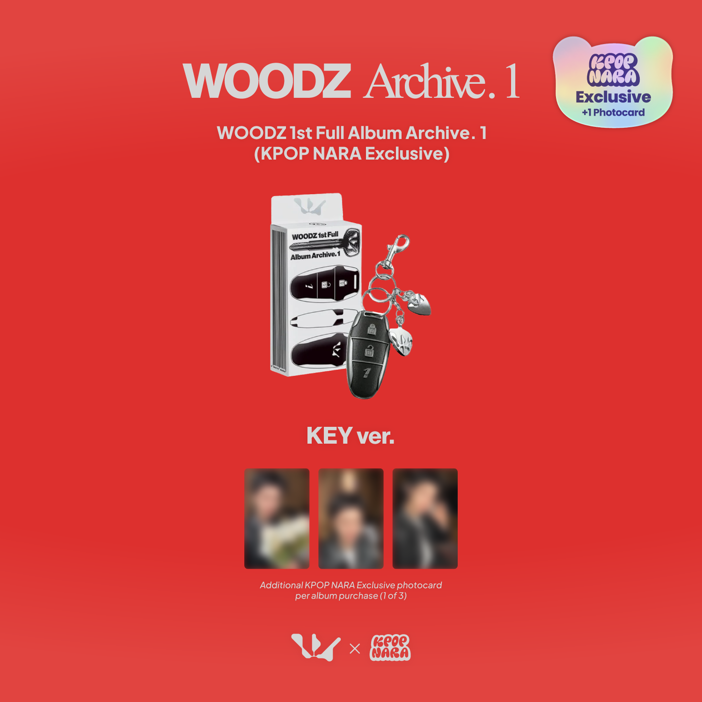 [PRE-ORDER] WOODZ - ARCHIVE. 1 [KEY] [KPOP NARA EXCLUSIVE]