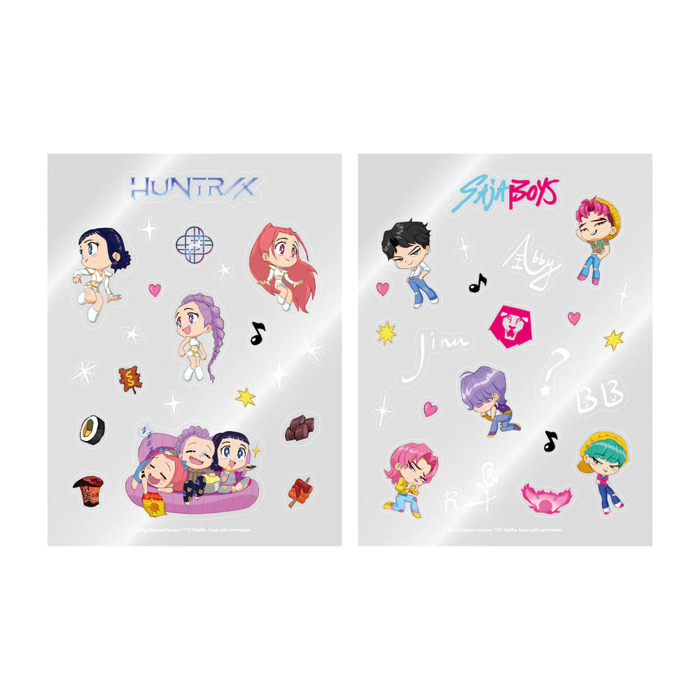 [PRE-ORDER] KPOP DEMON HUNTERS - OFFICIAL LIGHT STICK DECO STICKER PACK