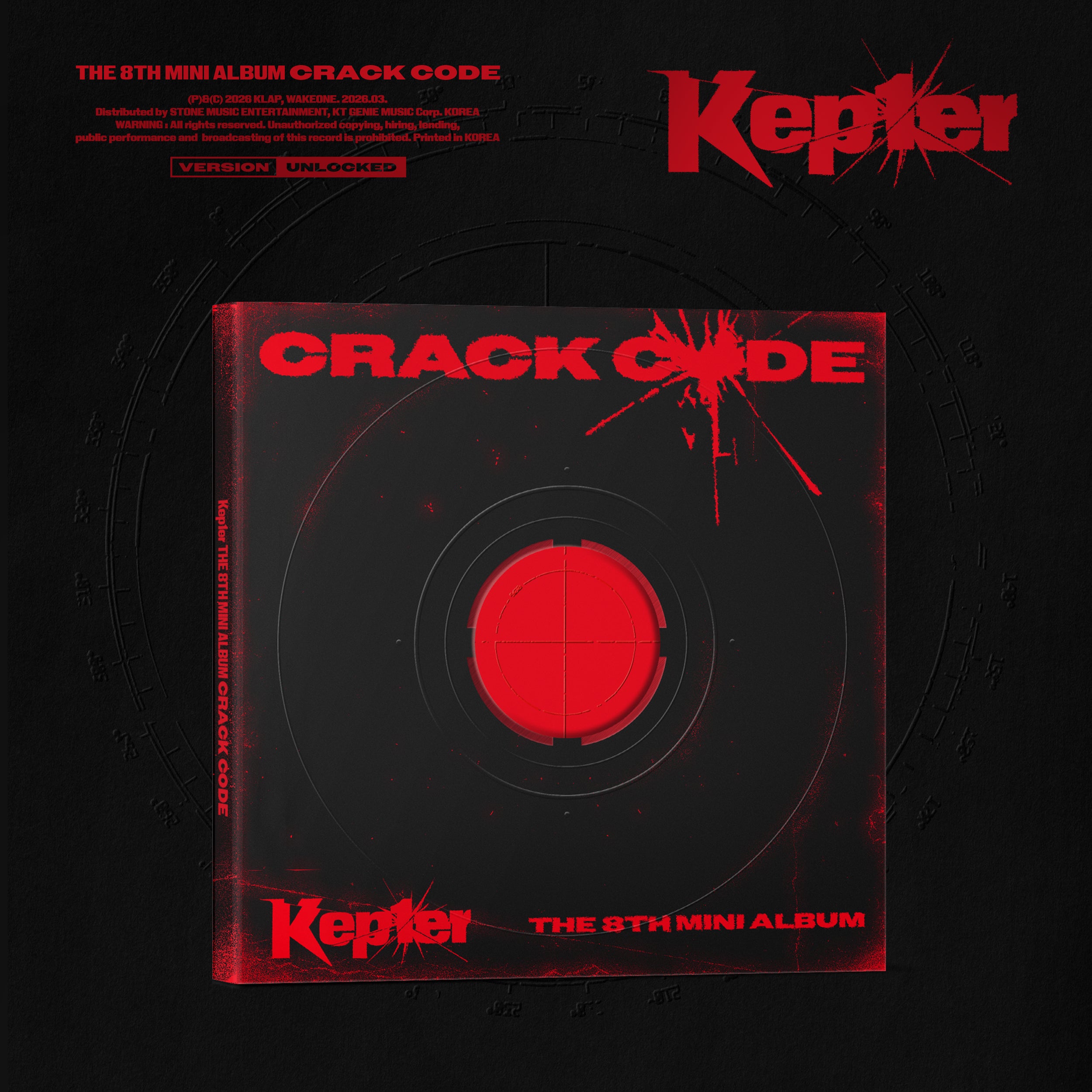 kep1er makestar お守りトレカ　コンプリート KEP1ER - 8th Mini Album CRACK CODE [MAKESTAR] PREORDER EXCLUSIVE