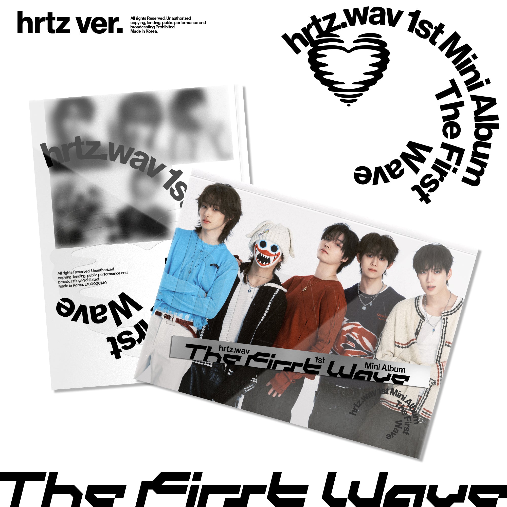 HRTZ.WAV - THE FIRST WAVE (1ST MINI ALBUM) [KPOP NARA EXCLUSIVE