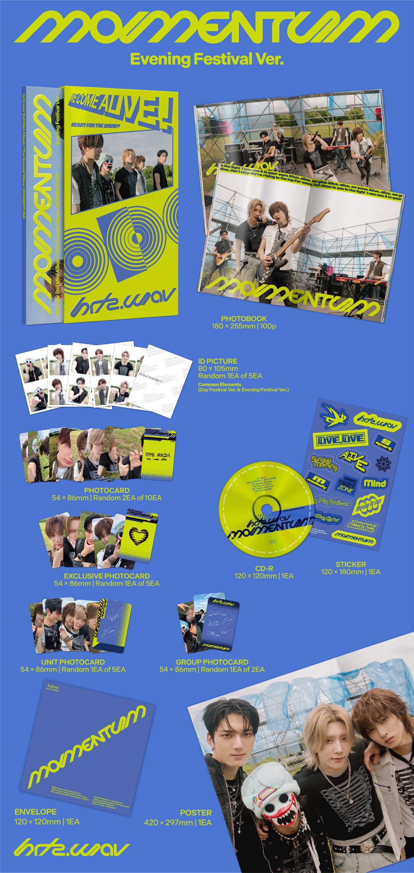 PRE-ORDER] hrtz.wav - 2nd Mini Album [The Second Wave : MOMENTUM