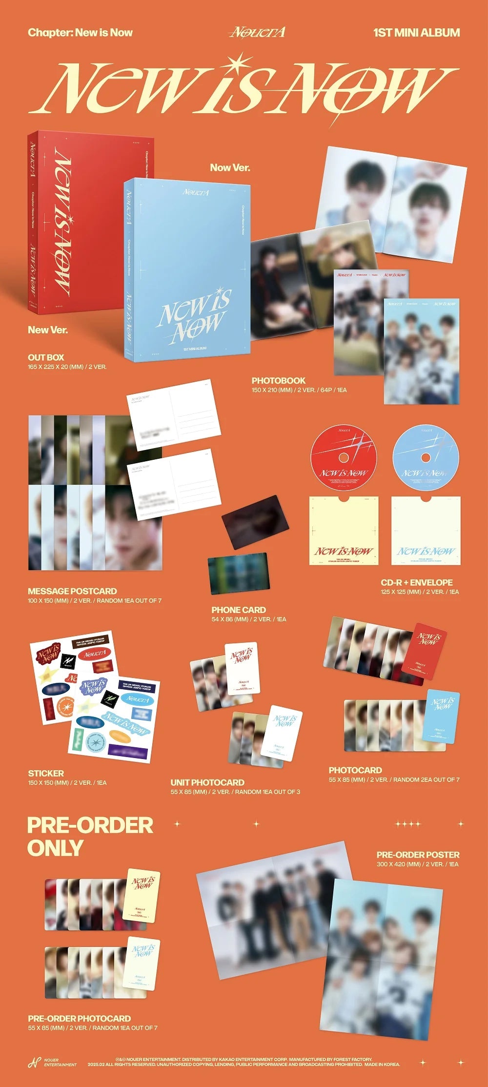 NOUERA - CHAPTER: NEW IS NOW (1ST MINI ALBUM)