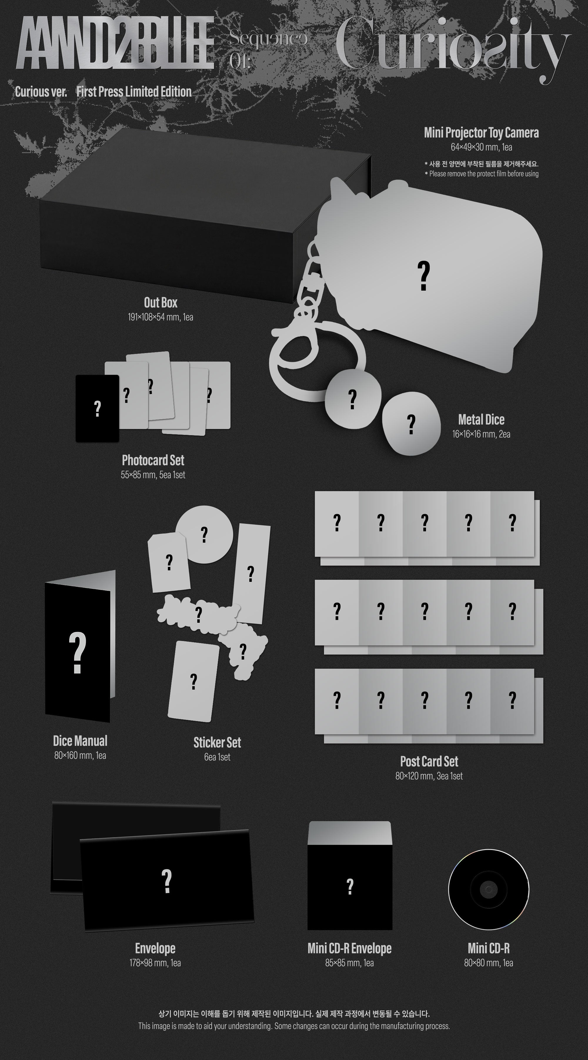PRE-ORDER] AND2BLE - Sequence 01: Curiosity (Curious ver.) (Kpop Nara