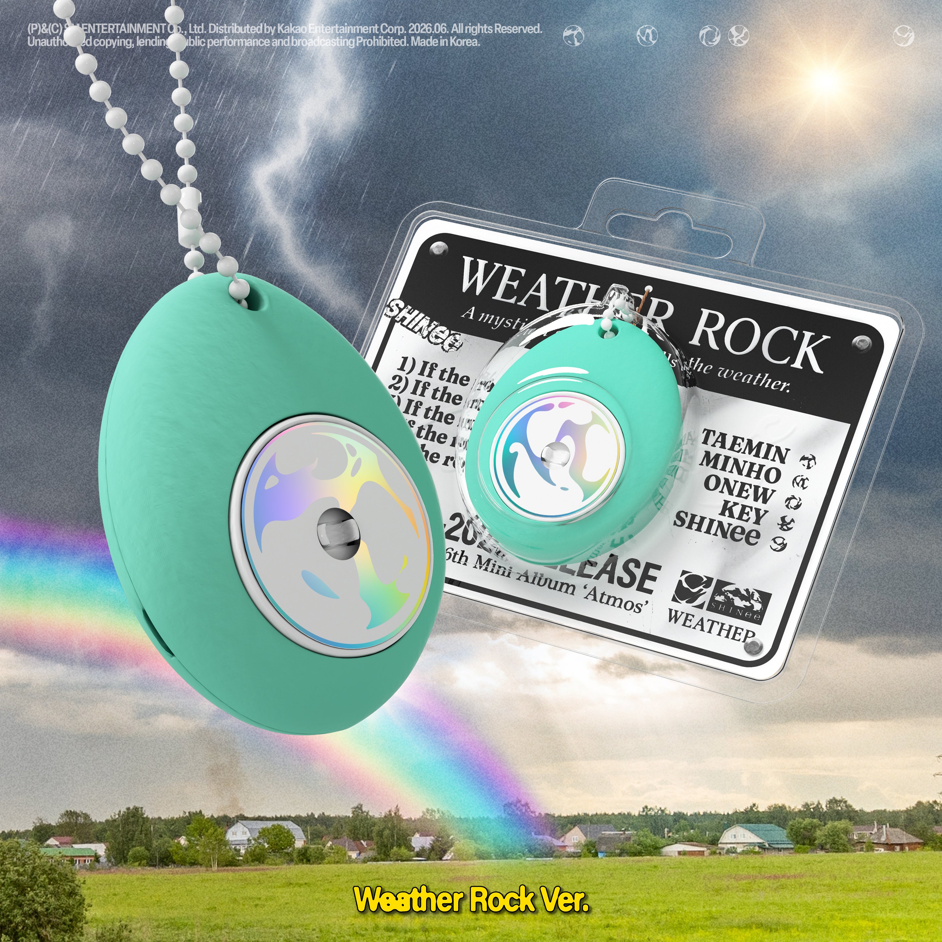 PRE-ORDER] SHINee - The 6th Mini Album 'Atmos' (Weather Rock Ver