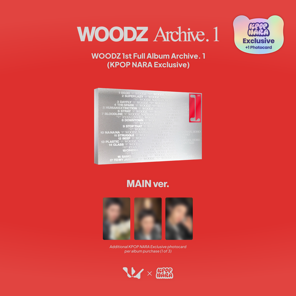 WOODZ - ARCHIVE. 1 [MAIN] [KPOP NARA EXCLUSIVE] – Kpop Nara
