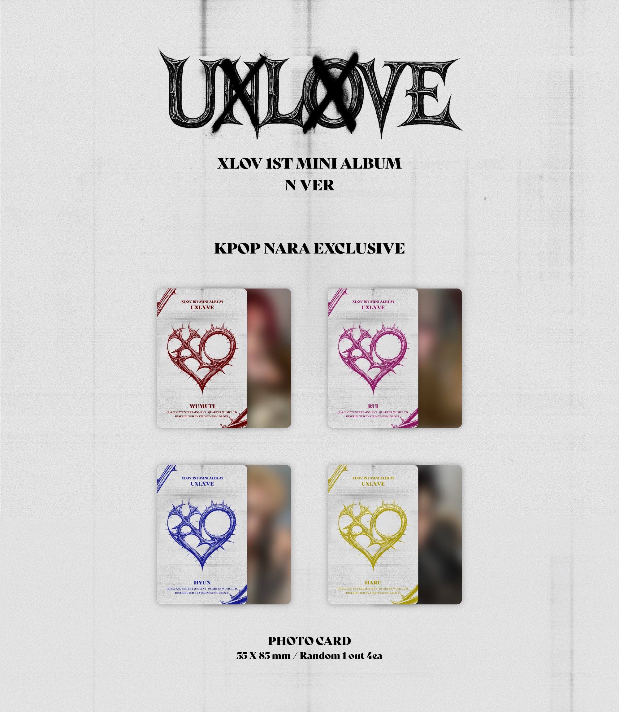 PRE-ORDER] XLOV - UXLXVE [KPOP NARA EXCLUSIVE] [SIGNED] – Kpop Nara