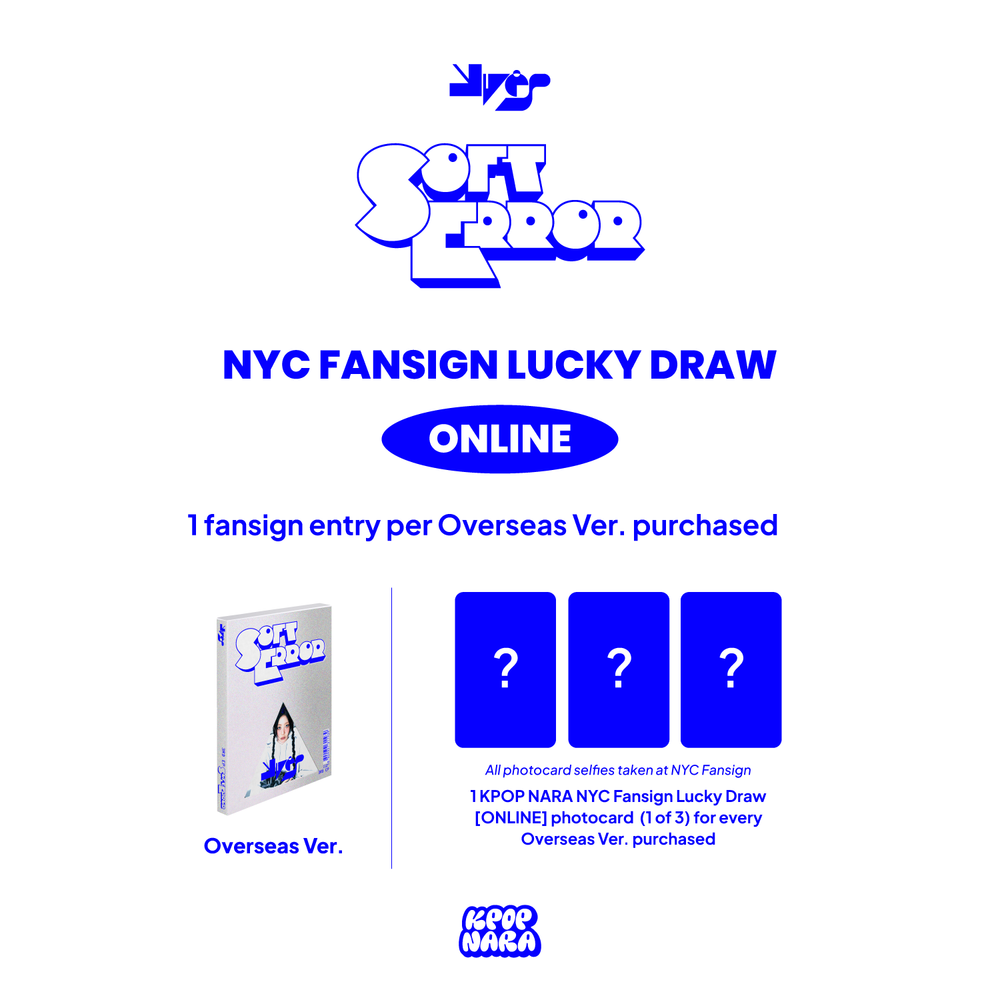 [PRE-ORDER] YVES - SOFT ERROR (3RD MINI ALBUM) [NYC FANSIGN EVENT]
