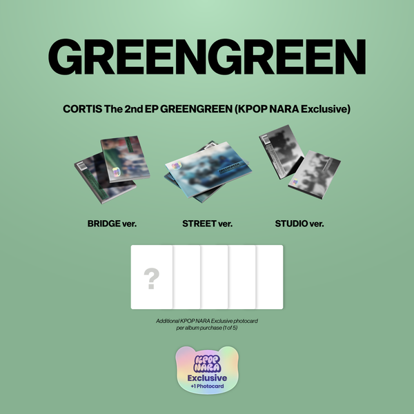 CORTIS - GREENGREEN (STUDIO ver.) [KPOP NARA EXCLUSIVE] – Kpop Nara