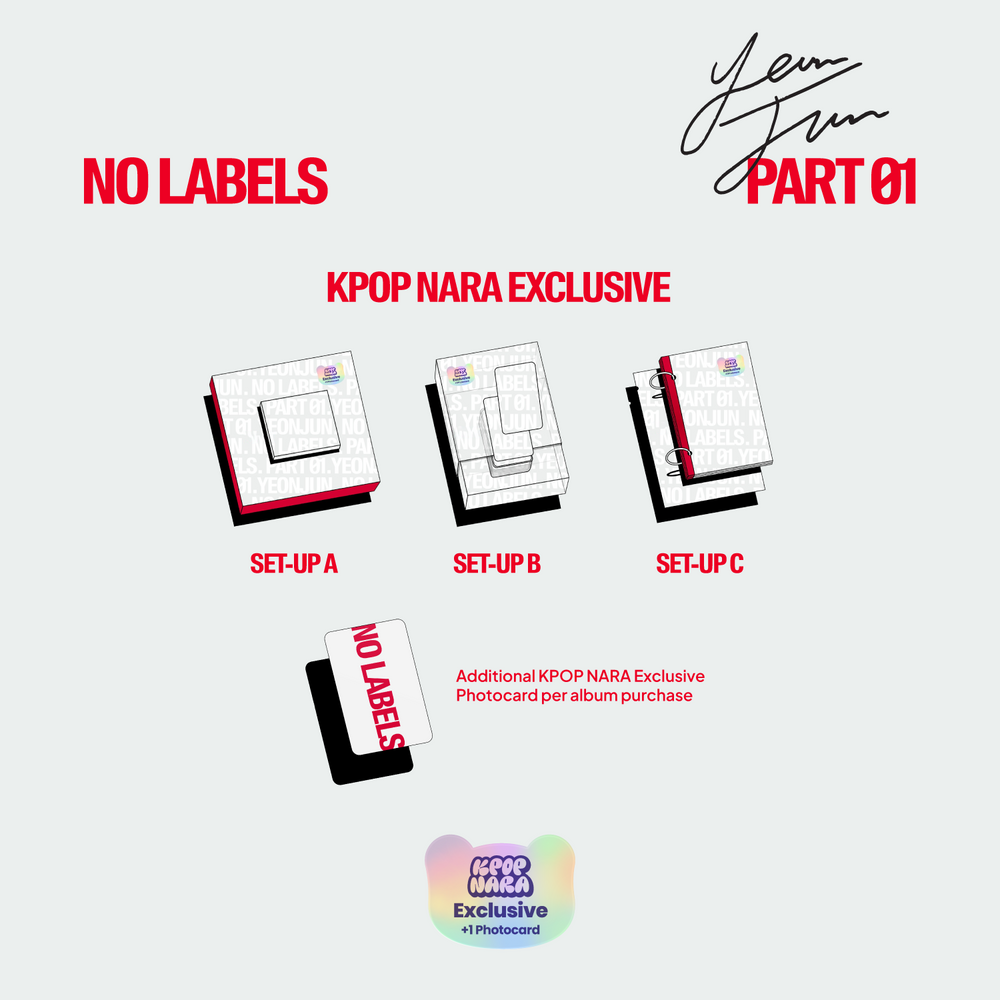 [PRE-ORDER] TXT: YEONJUN - NO LABELS : PART 01 [KPOP NARA EXCLUSIVE]