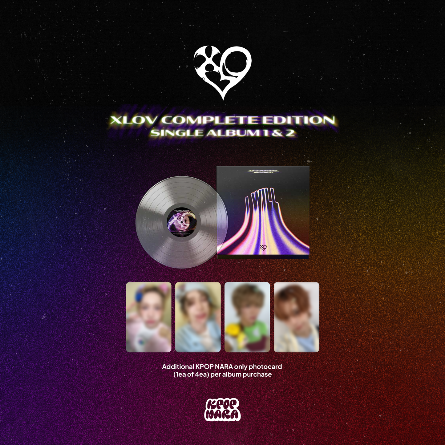 [PRE-ORDER] XLOV - I WILL (COMPLETE EDITION) [LP] [KPOP NARA EXCLUSIVE]