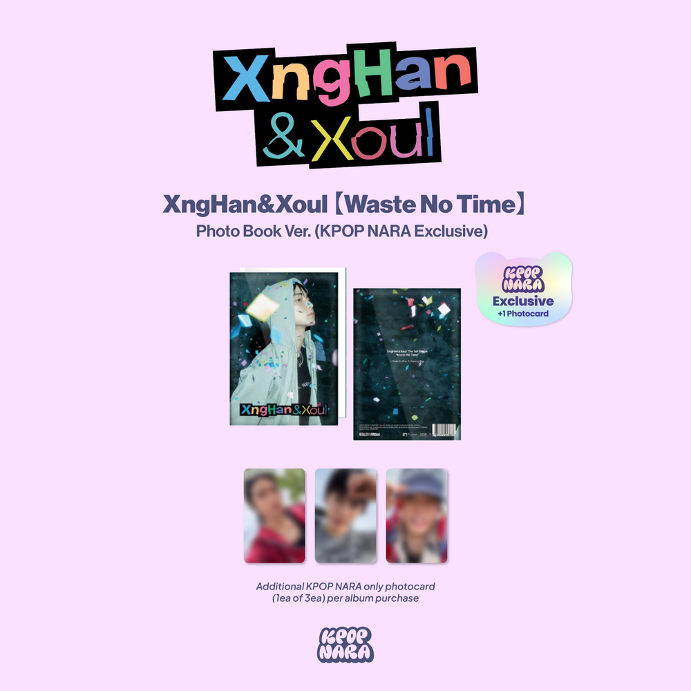 XNGHAN&XOUL - WASTE NO TIME (PHOTOBOOK VER.) [KPOP NARA EXCLUSIVE]