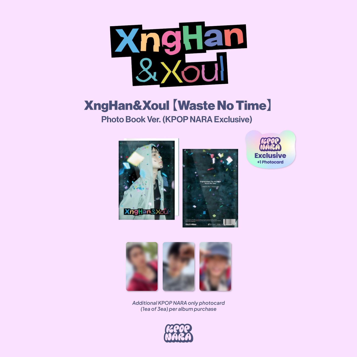 XNGHAN&XOUL - WASTE NO TIME (PHOTOBOOK VER.) [KPOP NARA EXCLUSIVE]