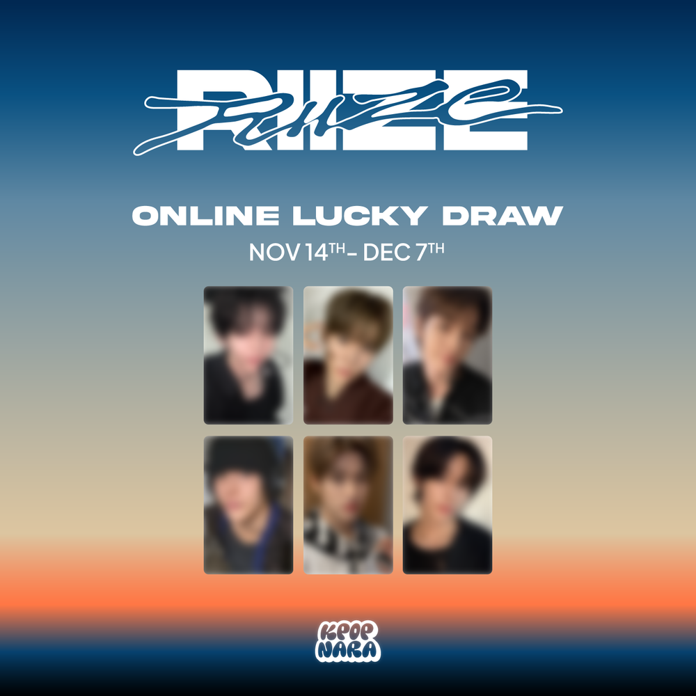 [PRE-ORDER] RIIZE - TOUR LUCKY DRAW [KPOP NARA EXCLUSIVE LUCKY DRAW]
