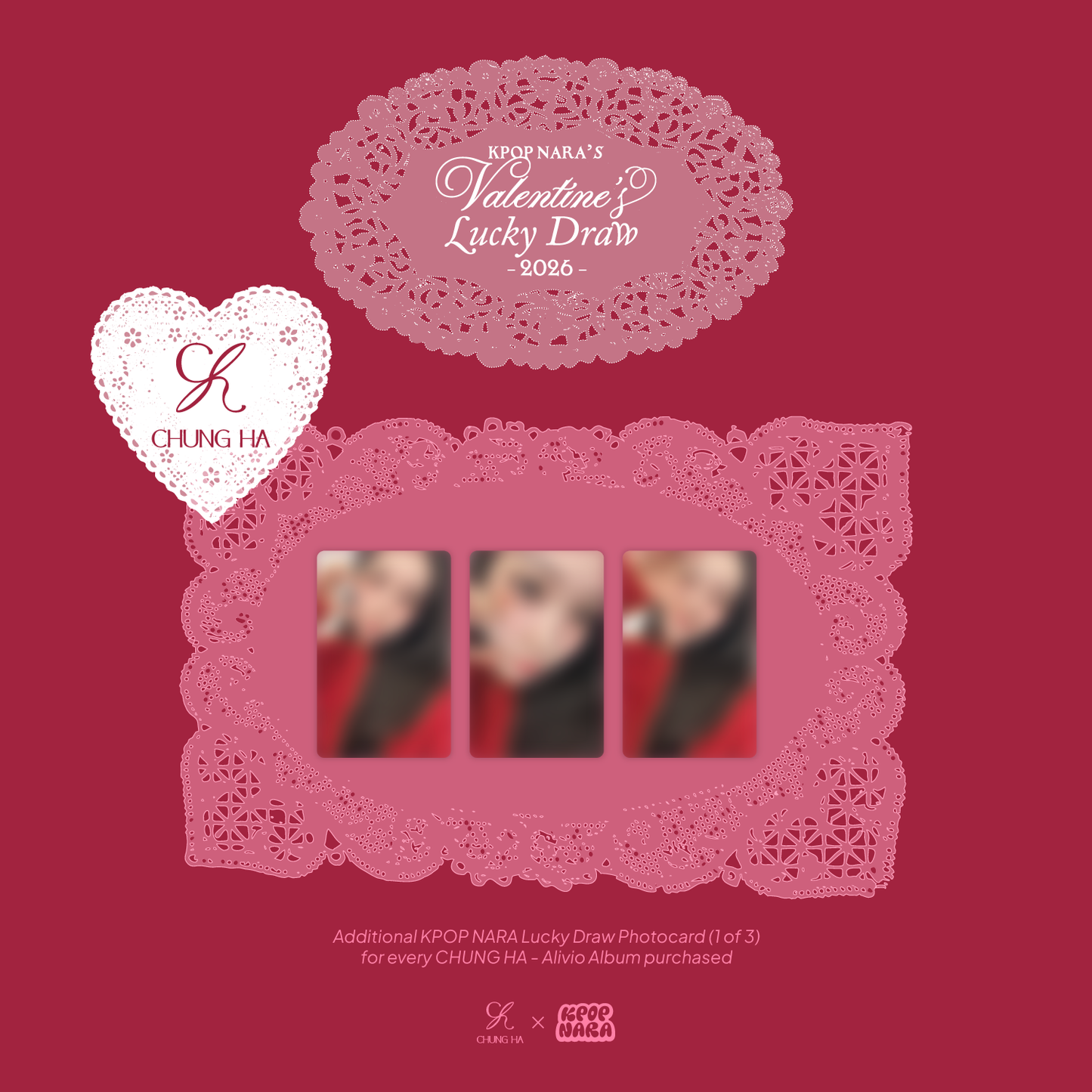 [PRE-ORDER] CHUNG HA - ALIVIO [KPOP NARA EXCLUSIVE VALENTINE'S LUCKY DRAW]