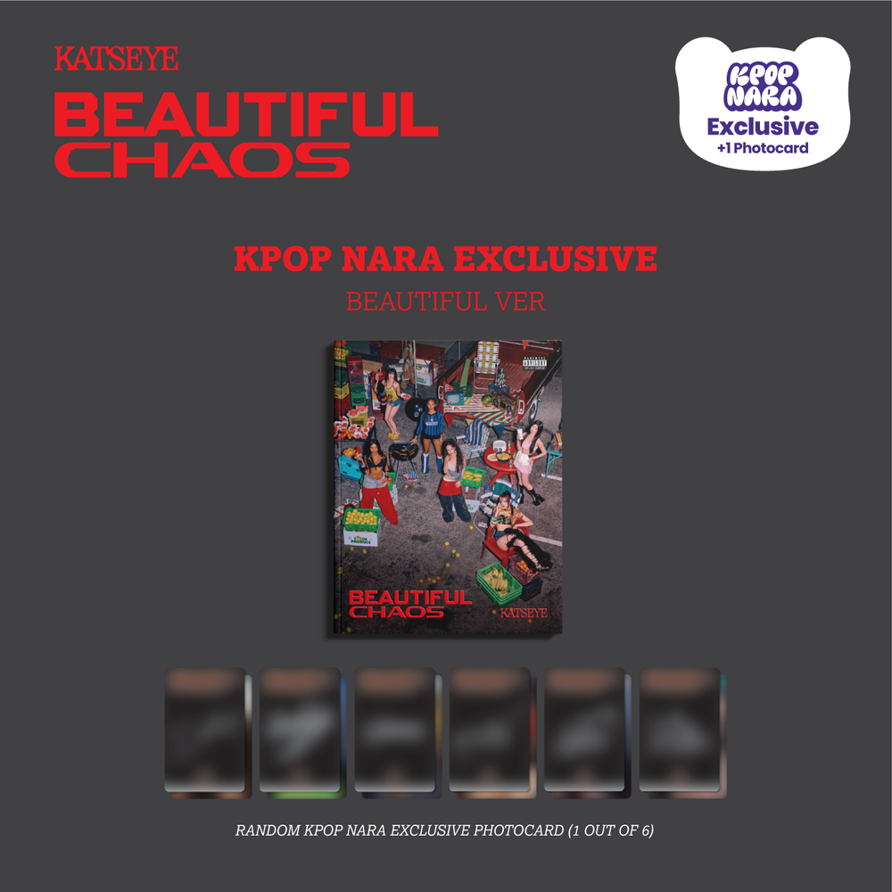 [PRE-ORDER] KATSEYE - BEAUTIFUL CHAOS (BEAUTIFUL VER) [KPOP NARA EXCLUSIVE] [US]