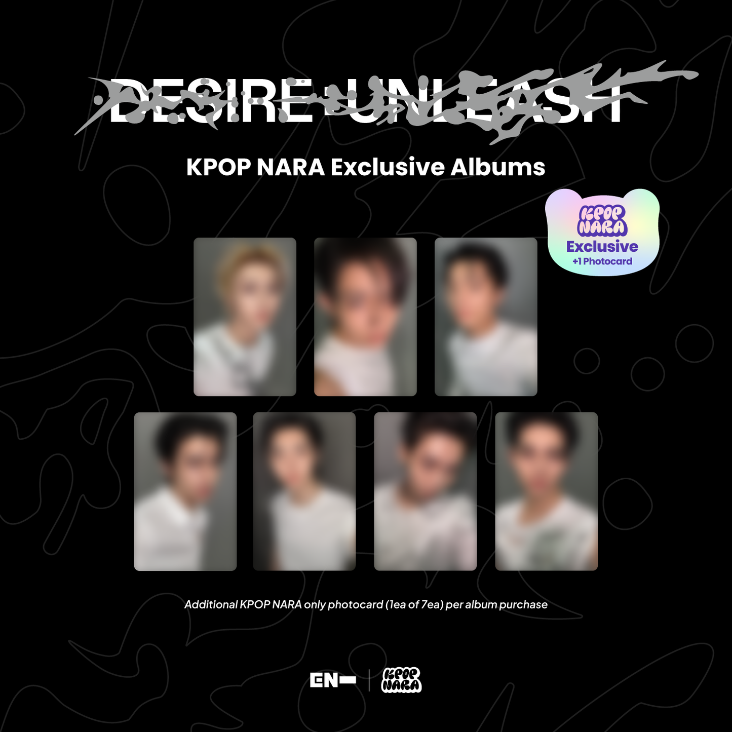 ENHYPEN ヒスン DESIRE : UNLEASH kpopnaraトレカ ENHYPEN - DESIRE : UNLEASH (PHOTOBOOK) [KPOP NARA EXCLUSIVE
