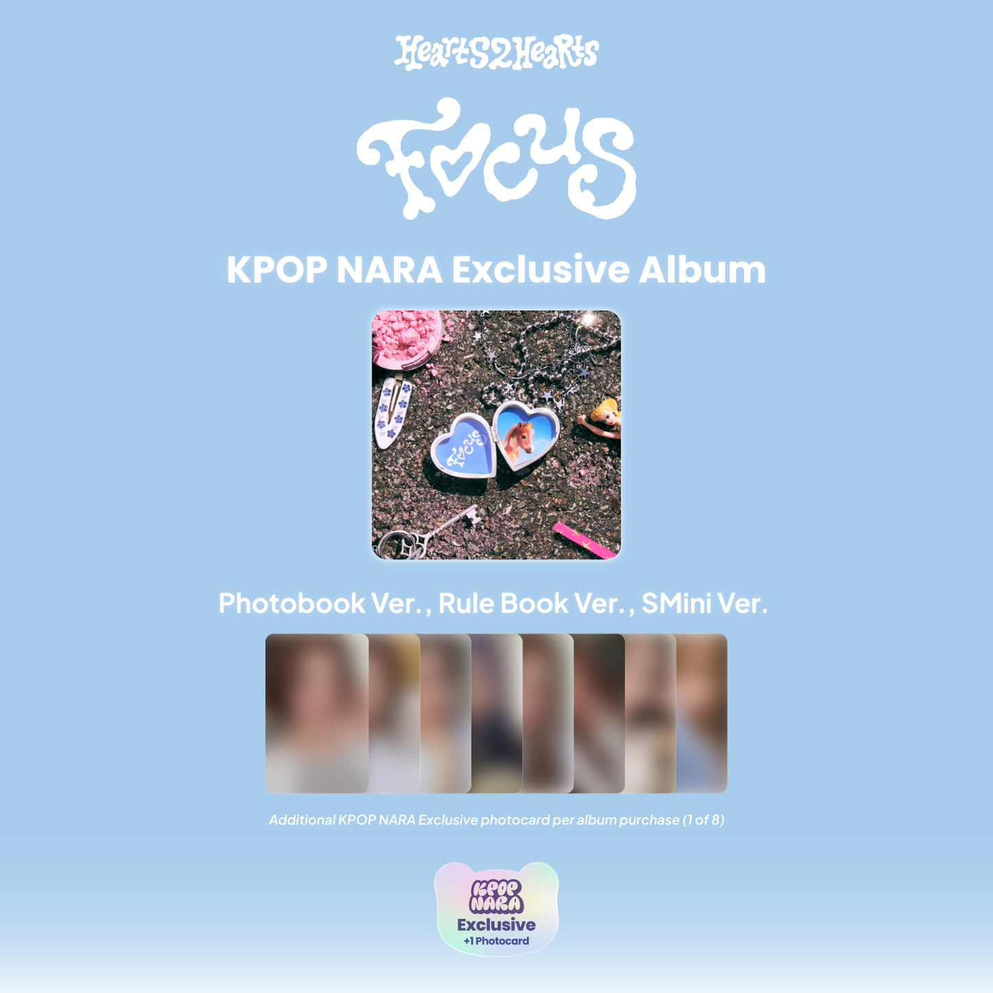[PRE-ORDER] HEARTS2HEARTS - FOCUS (1ST MINI ALBUM) [KPOP NARA EXCLUSIVE]