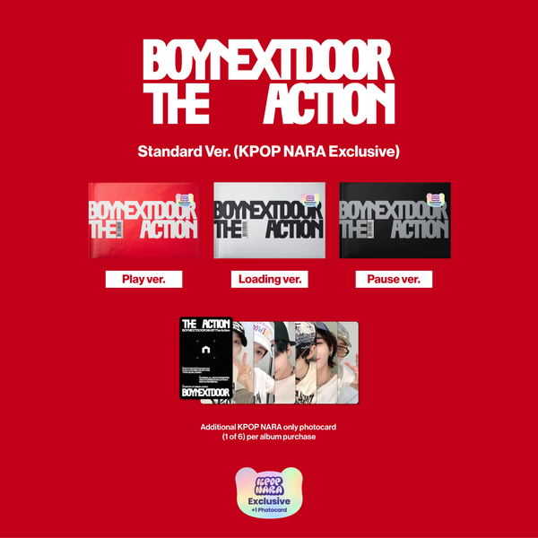BOYNEXTDOOR - THE ACTION (5TH MINI ALBUM) [KPOP NARA EXCLUSIVE