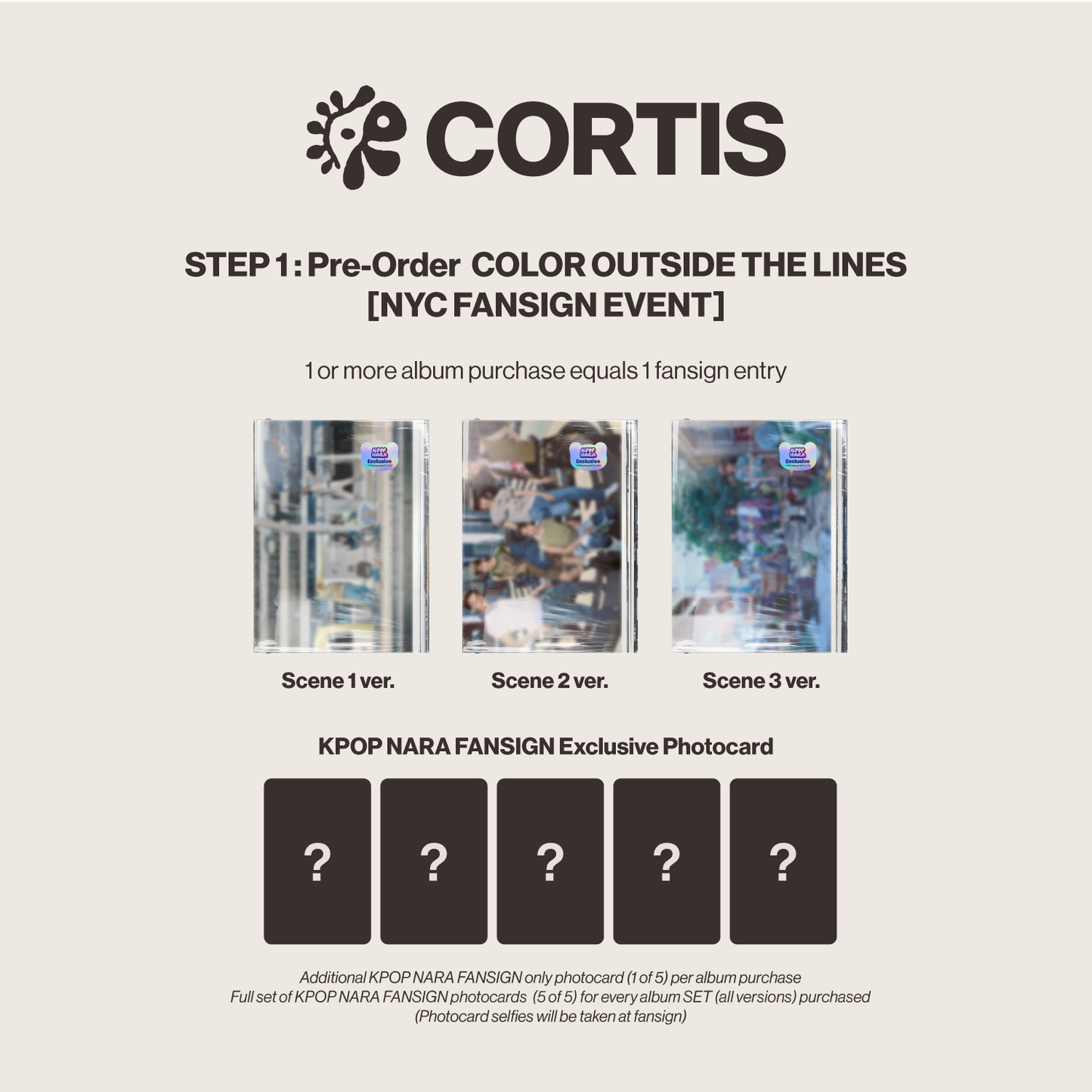 [PRE-ORDER] CORTIS - COLOR OUTSIDE THE LINES [NYC FANSIGN EVENT]