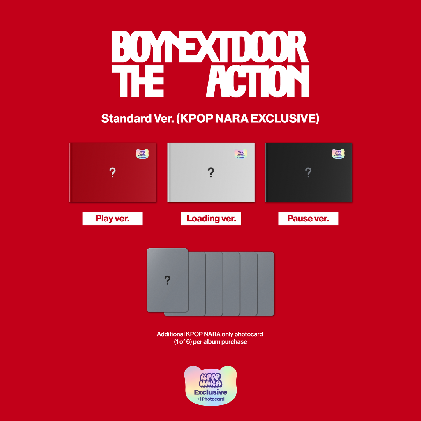 [PRE-ORDER] BOYNEXTDOOR - THE ACTION (5TH MINI ALBUM) [KPOP NARA EXCLUSIVE]