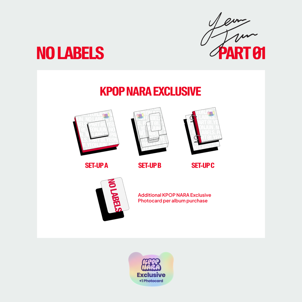 [PRE-ORDER] TXT: YEONJUN - NO LABELS : PART 01 [KPOP NARA EXCLUSIVE]